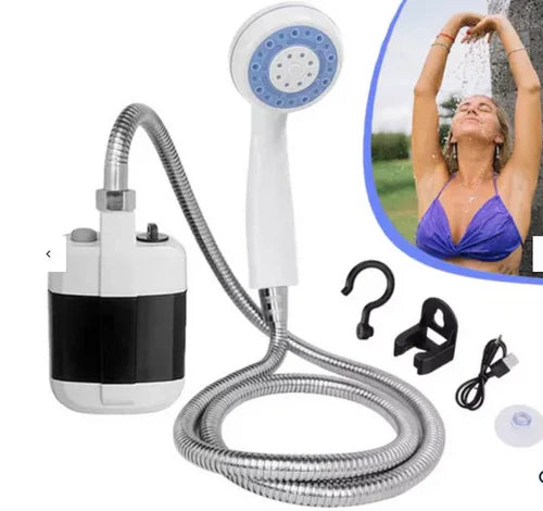 DUCHA PORTATIL ELECTRICA RECARGABLE USB