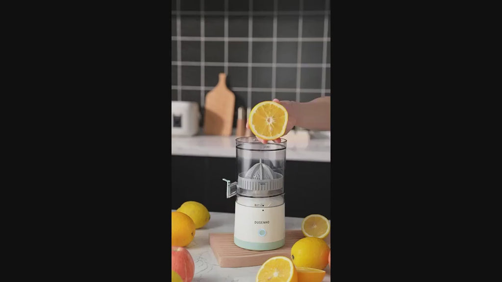 Exprimidor Eléctrico de Naranjas y Frutas - Portátil Recargable Multifuncional